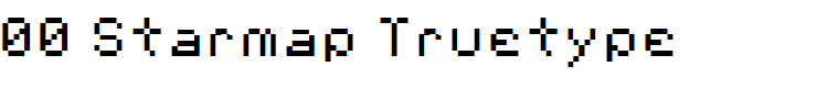 00 Starmap Truetype