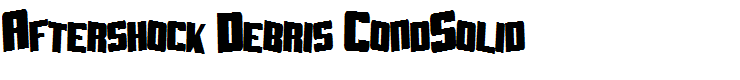 Aftershock Debris CondSolid