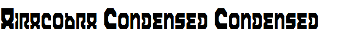 Airacobra Condensed Condensed