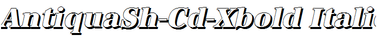 AntiquaSh-Cd-Xbold Italic