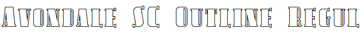 Avondale SC Outline Regular