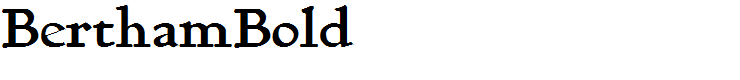 BerthamBold