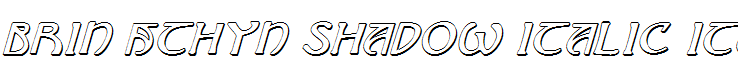 Brin Athyn Shadow Italic Italic