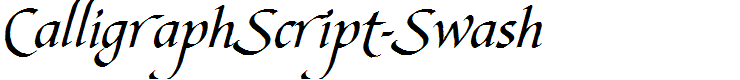 CalligraphScript-Swash