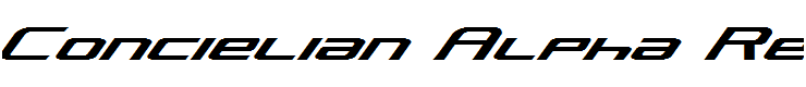 Concielian Alpha Regular