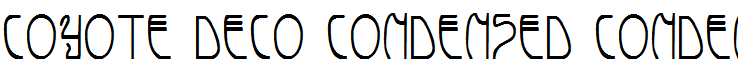 Coyote Deco Condensed Condensed