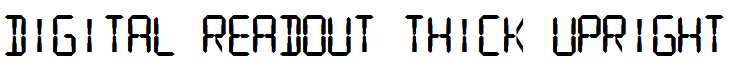Digital Readout Thick Upright