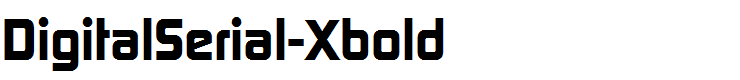 DigitalSerial-Xbold