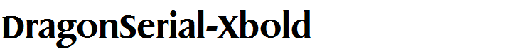 DragonSerial-Xbold