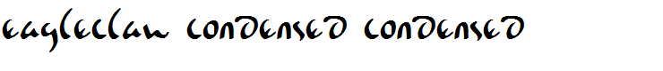 Eagleclaw Condensed Condensed