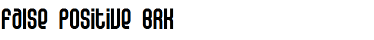 False Positive BRK
