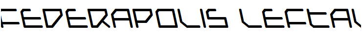 Federapolis Leftalic Regular