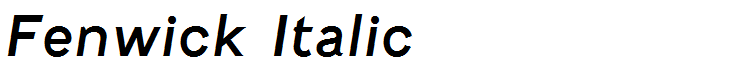 Fenwick Italic