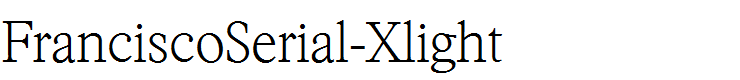 FranciscoSerial-Xlight