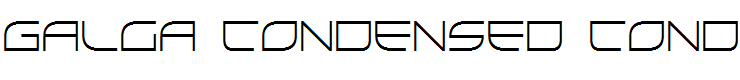 Galga Condensed Condensed