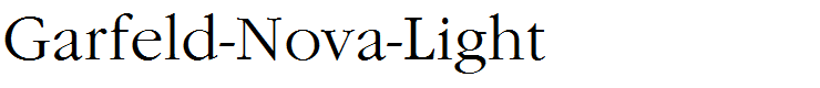 Garfeld-Nova-Light