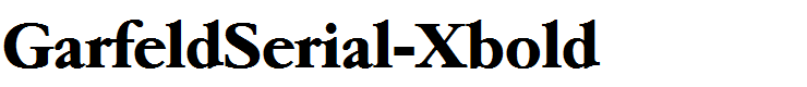 GarfeldSerial-Xbold