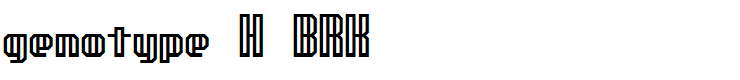 genotype H BRK