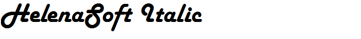 HelenaSoft Italic