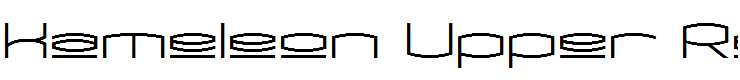 Kameleon Upper Regular
