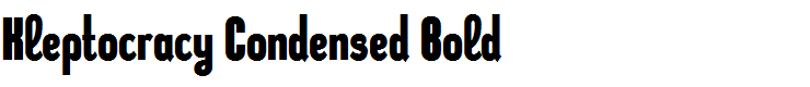 Kleptocracy Condensed Bold