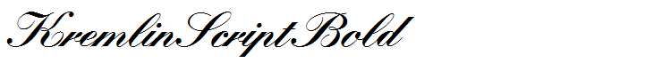 KremlinScript Bold