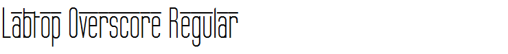 Labtop Overscore Regular