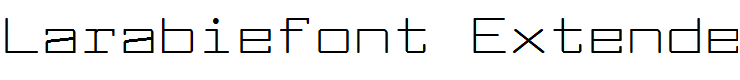 Larabiefont Extended