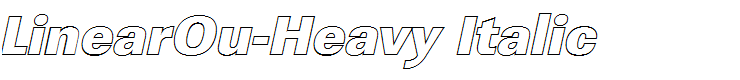 LinearOu-Heavy Italic