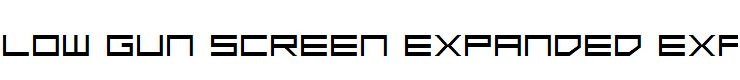 Low Gun Screen Expanded Expanded