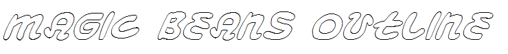 Magic Beans Outline Italic Outline Italic