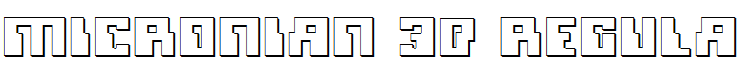 Micronian 3D Regular