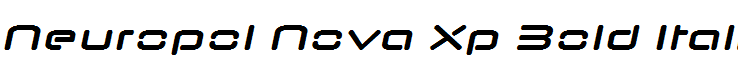 Neuropol Nova Xp Bold Italic