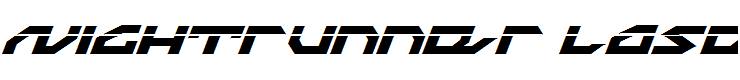 Nightrunner Laser Italic Laser Italic
