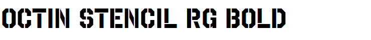 Octin Stencil Rg Bold