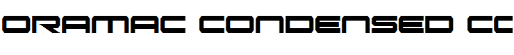 Oramac Condensed Condensed