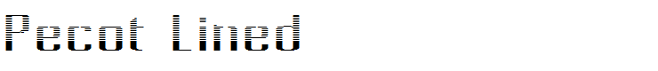 Pecot Lined