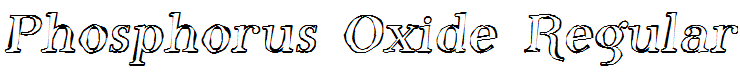 Phosphorus Oxide Regular