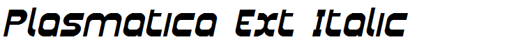 Plasmatica Ext Italic