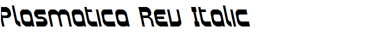 Plasmatica Rev Italic