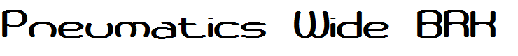 Pneumatics Wide BRK