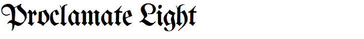 Proclamate Light