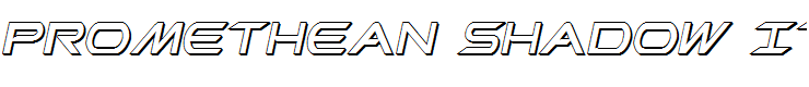 Promethean Shadow Italic Italic