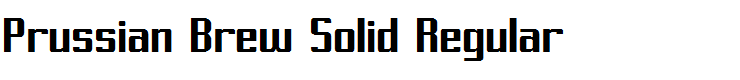 Prussian Brew Solid Regular