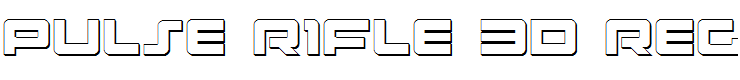 Pulse Rifle 3D Regular