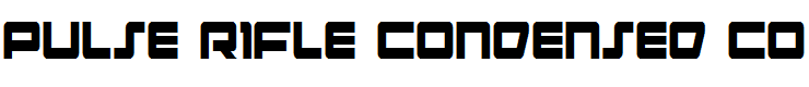 Pulse Rifle Condensed Condensed