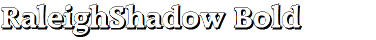 RaleighShadow Bold