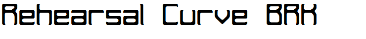 Rehearsal Curve BRK