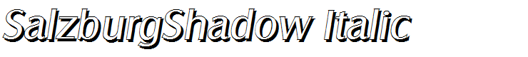 SalzburgShadow Italic