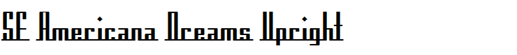 SF Americana Dreams Upright